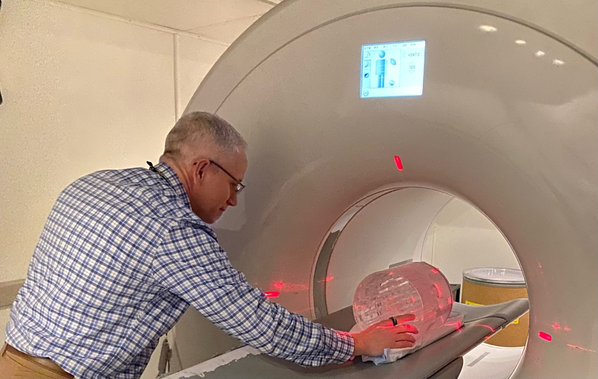 Physicist Image of a physicist working in a machine